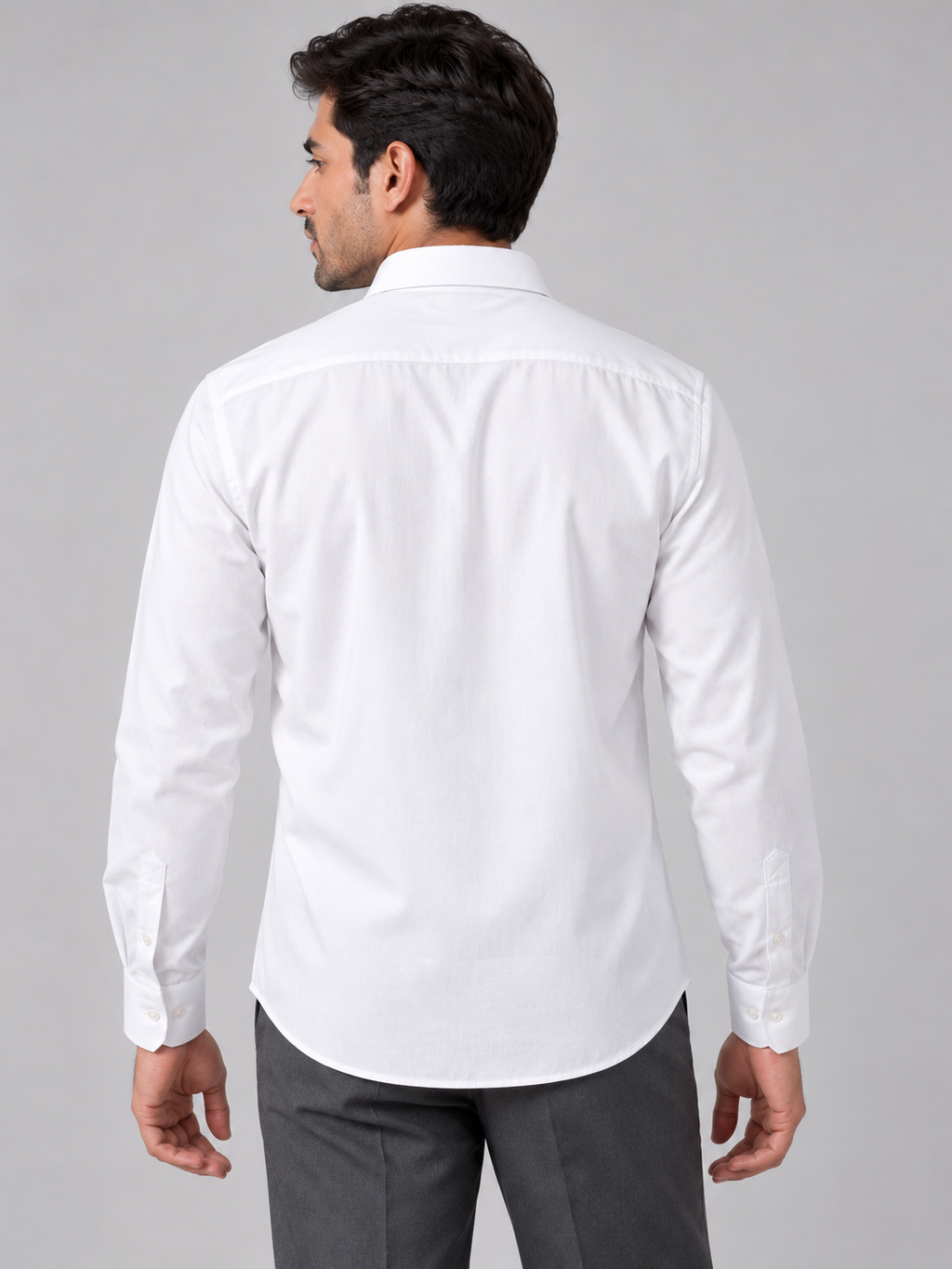 Classic White Full Sleeve Formal Oxford Shirt