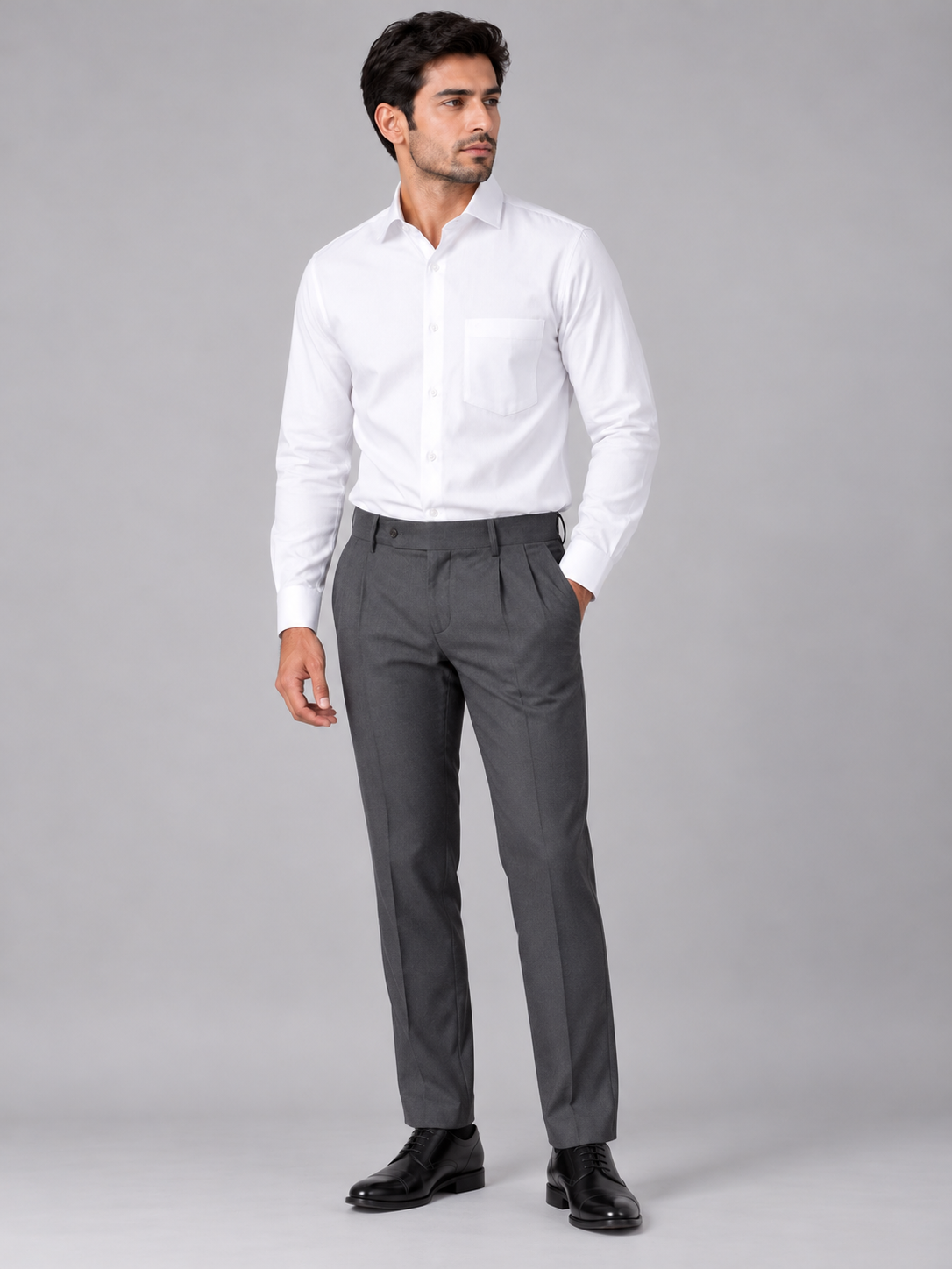 Classic White Full Sleeve Formal Oxford Shirt
