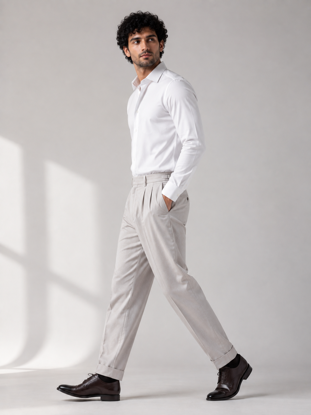 Classic White Full Sleeve Formal Cotton Shirt